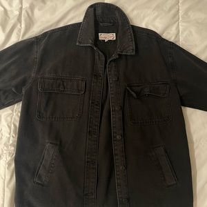 Black jean jacket